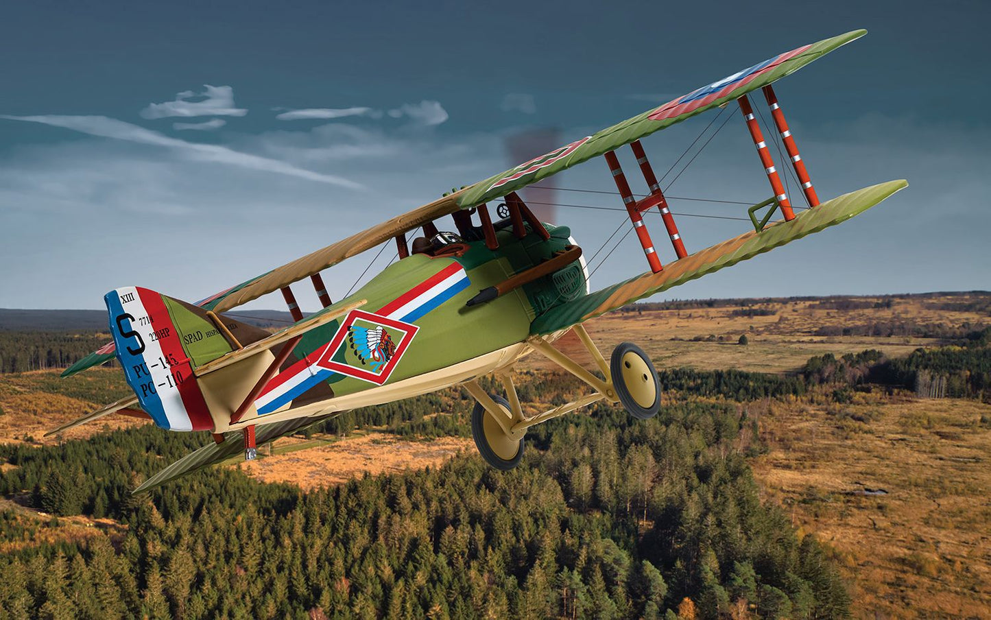 Corgi AA37910 SPAD S.XIII S.7714 Capt Robert Soubiran O.C 103rd Aero Sqd USAS France Nov 1918 1:72