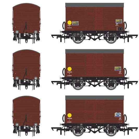 Accurascale ACC2049 SR D1478 Van British Railways (1961 onwards) Triple Pack - OO Gauge