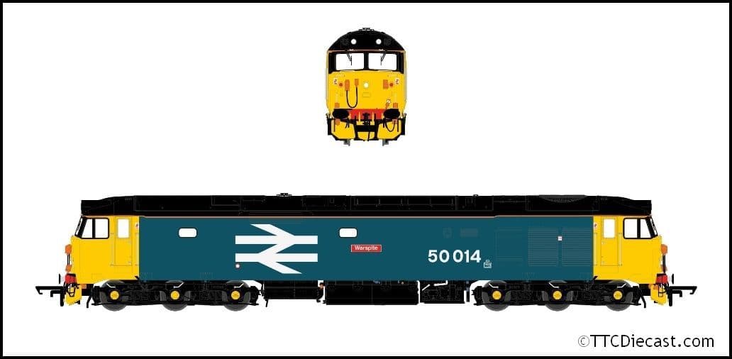 Accurascale ACC2241-DCC Cl 50 Large Logo w/black roof 50014 'Warspite' DCC SOUND, OO Gauge