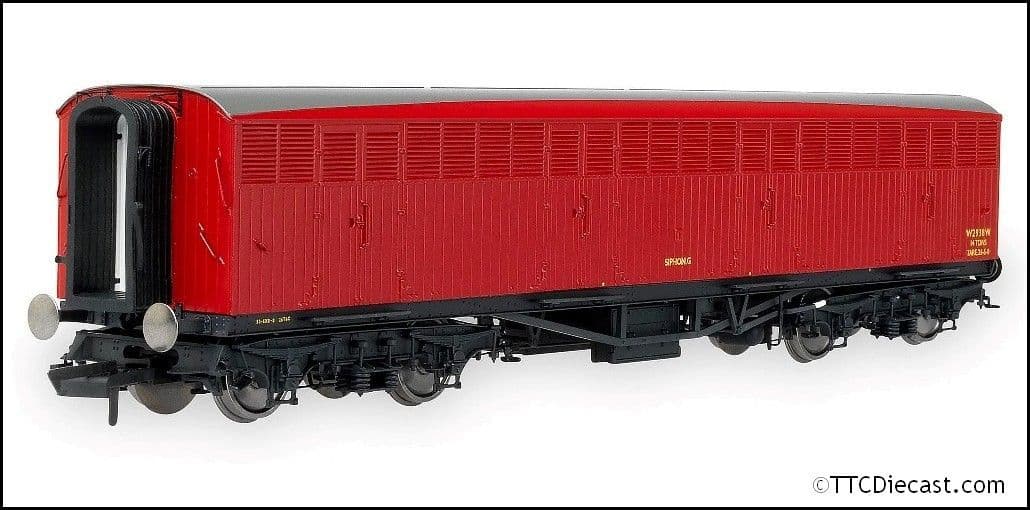 Accurascale ACC2411 Siphon G - Dia. O.33 - BR Carmine Red: W2938W, OO Gauge