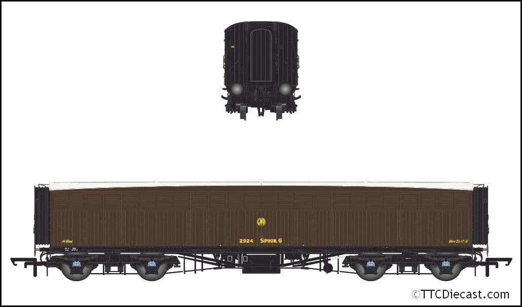 Accurascale ACC2413 Siphon G - Dia. O.33 - GWR Brown: 2924, OO Gauge