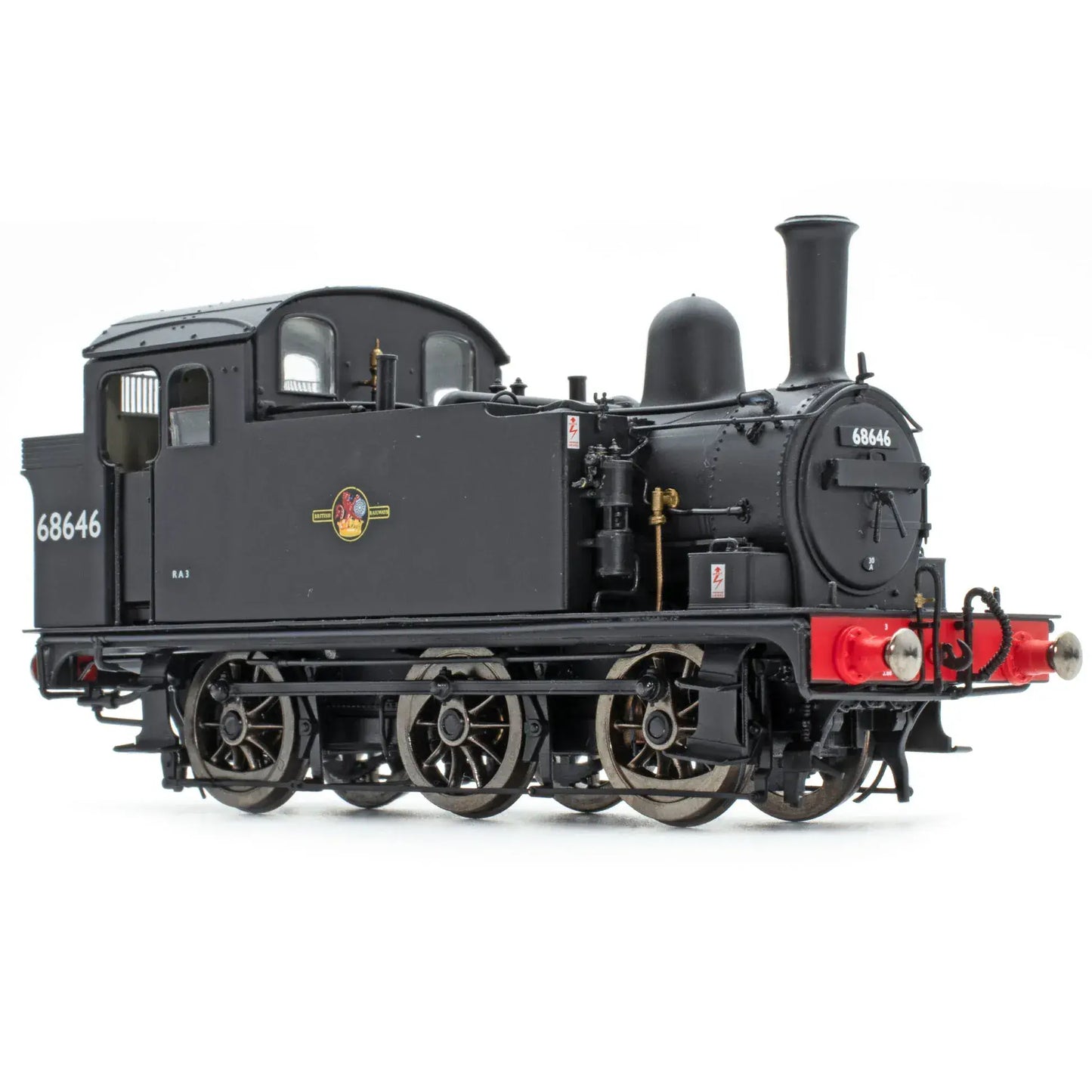 Accurascale  ACC2428 68646 - Late BR J68 - Plain Black, OO Gauge