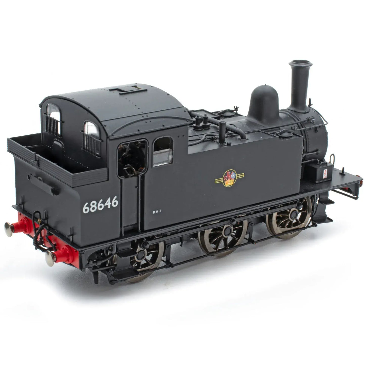 Accurascale  ACC2428 68646 - Late BR J68 - Plain Black, OO Gauge