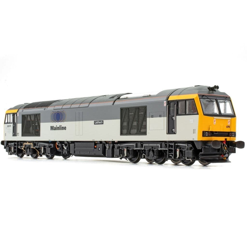 Accurascale ACC3036-DCC Class 60, Mainline Grey, 60075, DCC Sound Fitted OO Gauge