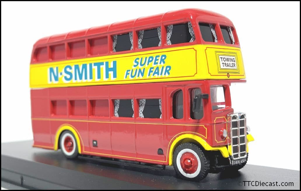 Atlas Editions 4654 114 MAG HU14 AEC Regent II Weymann Bus - N. Smith Super Fun Fair *LAST FEW*