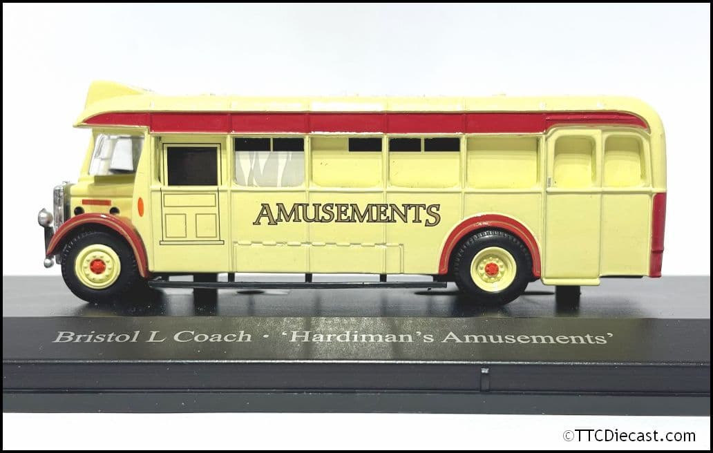 Atlas Editions 4654 130 MAG HU30 Bristol L Coach / ECW - Hardimann's Amusement *LAST FEW*