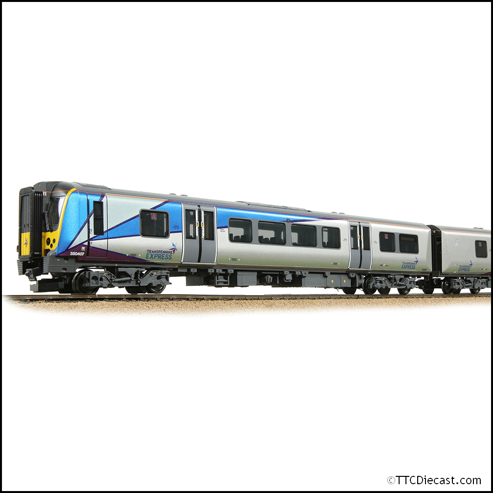 Bachmann 31-033 Class 350/4 4-Car EMU 350407 First TransPennine Express OO Gauge