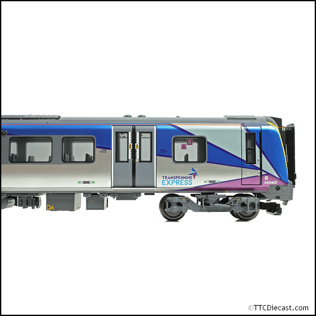 Bachmann 31-033 Class 350/4 4-Car EMU 350407 First TransPennine Express OO Gauge