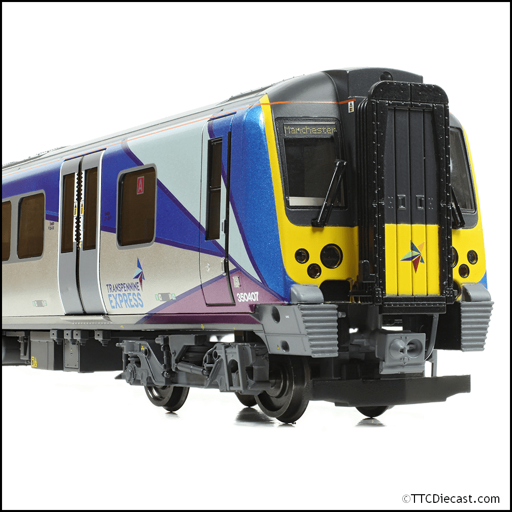 Bachmann 31-033 Class 350/4 4-Car EMU 350407 First TransPennine Express OO Gauge