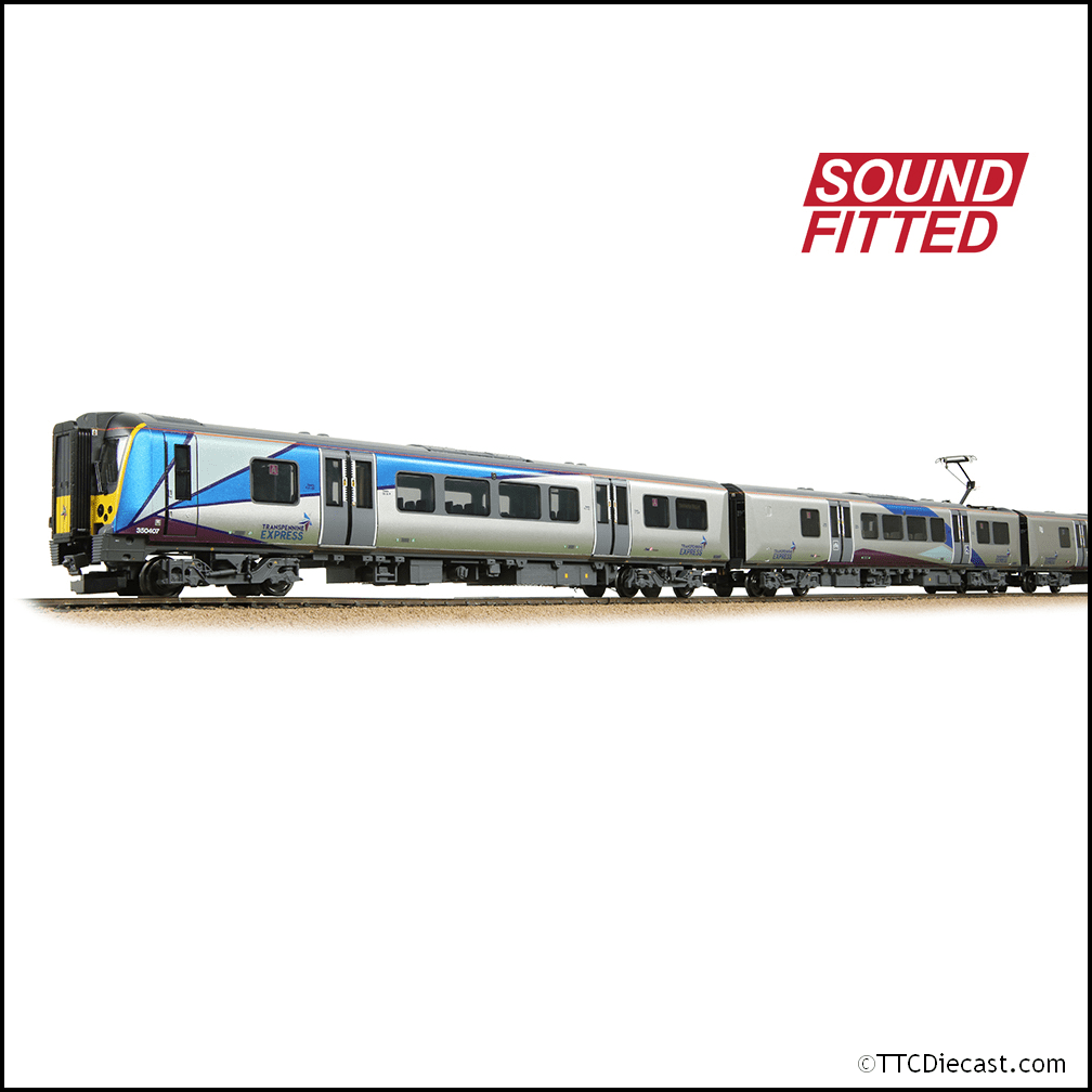 Bachmann 31-033SF Class 350/4 4-Car EMU 350407 First TransPennine Express OO Gauge