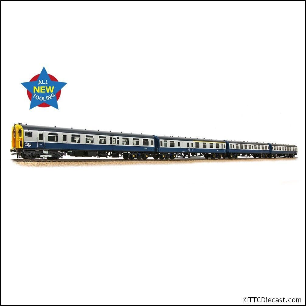 Bachmann 31-421 Class 411 4-CEP 4-Car EMU (Refurb) 411506 BR Blue & Grey, OO Gauge