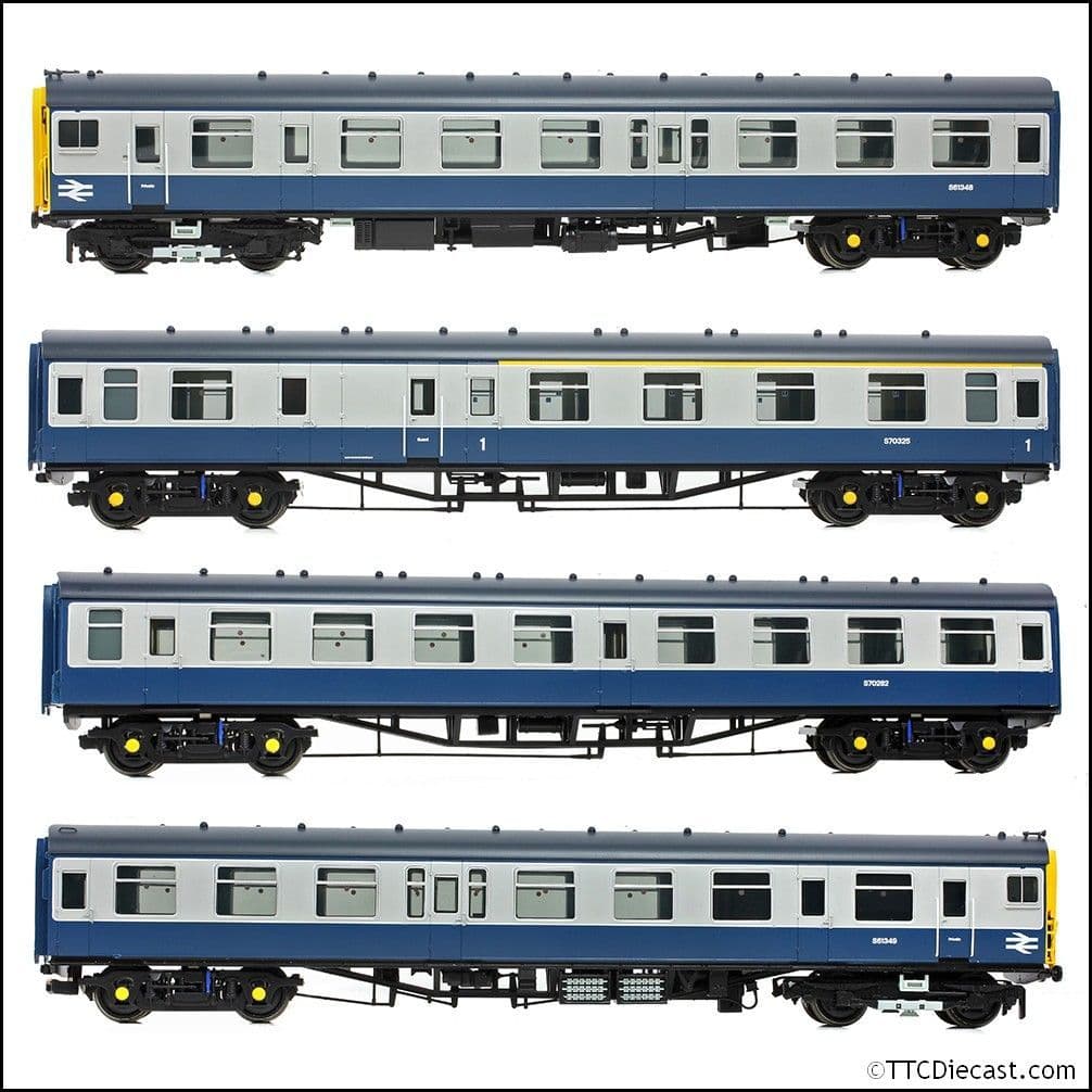 Bachmann 31-421 Class 411 4-CEP 4-Car EMU (Refurb) 411506 BR Blue & Grey, OO Gauge