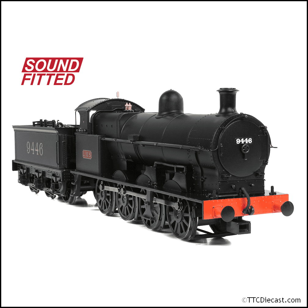 Bachmann 31-483SF LNWR G2 9446 LMS Black, OO Gauge