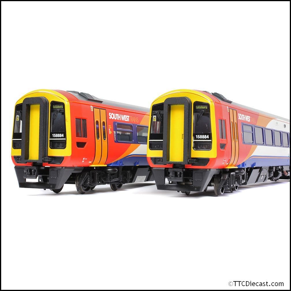 Bachmann 31-495 Class 158 2-Car DMU 158884 South West Trains, OO Gauge