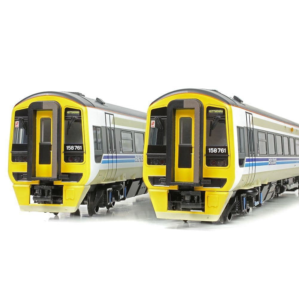 Bachmann 31-496 Class 158 2-Car DMU 158761 BR Provincial (Express) OO Gauge