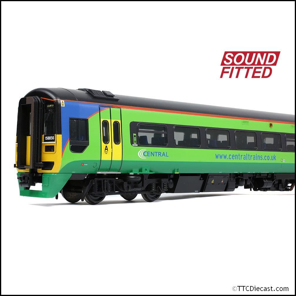 Bachmann 31-516ASF Class 158 2-Car DMU 158856 Central Trains, OO Gauge