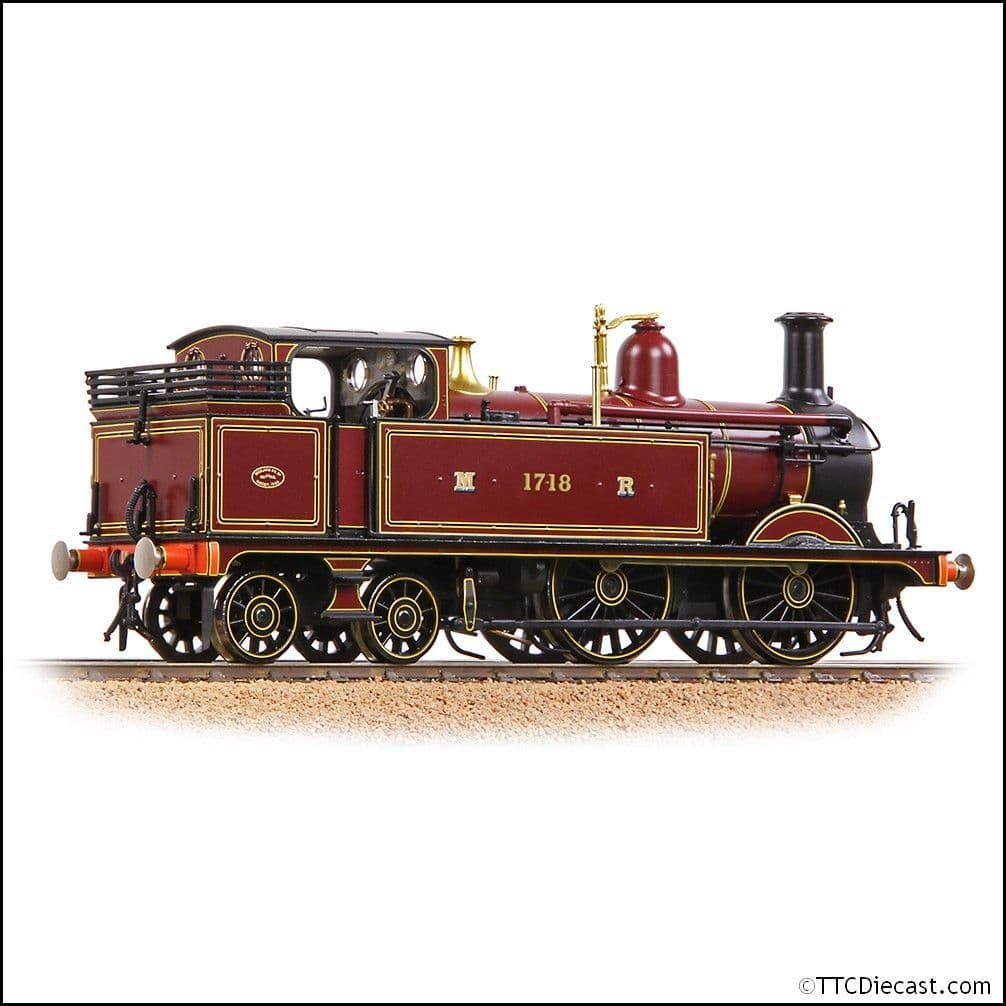 Bachmann 31-740B MR 1532 Tank 1718 Midland Railway Crimson Lake, OO Gauge *LAST FEW*