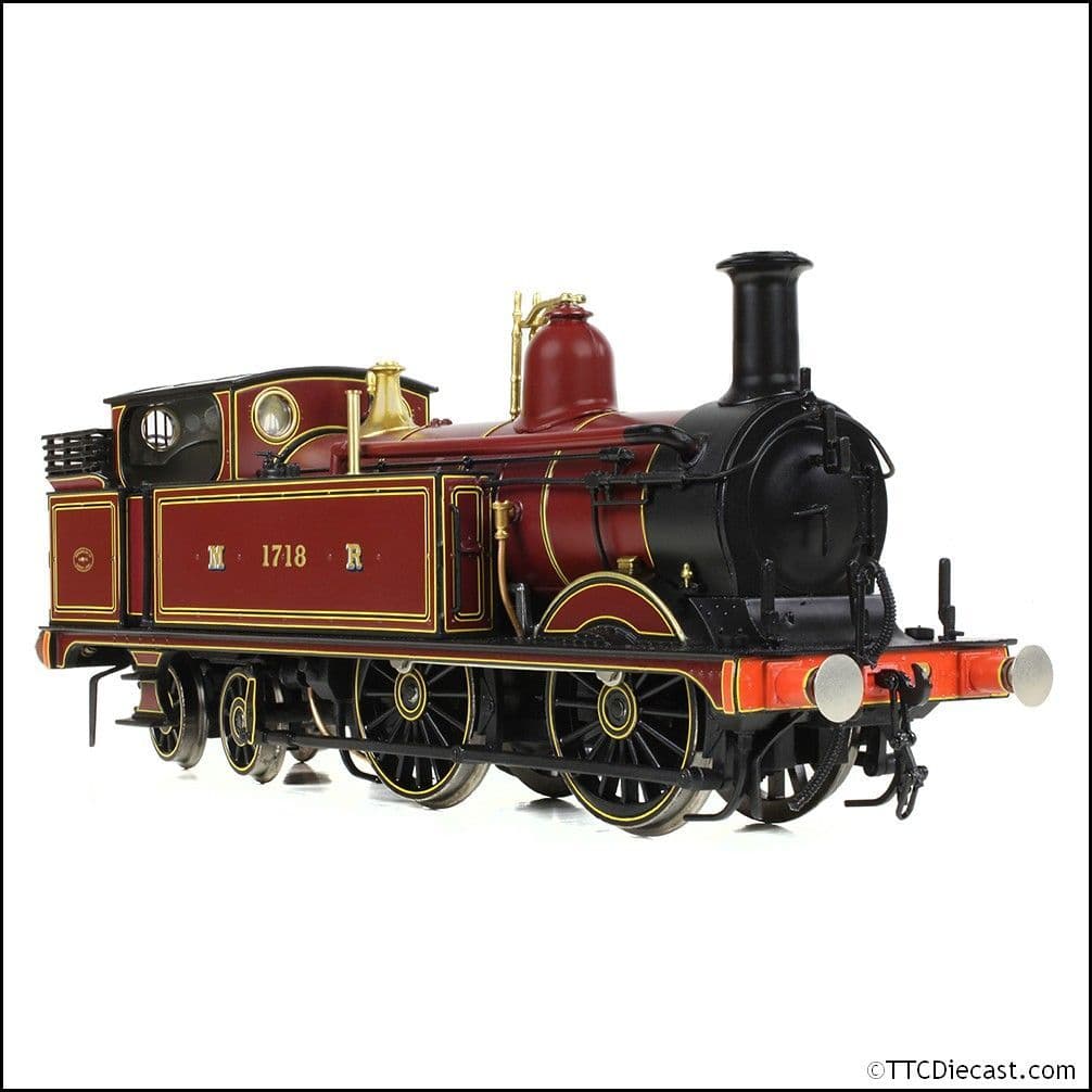 Bachmann 31-740B MR 1532 Tank 1718 Midland Railway Crimson Lake, OO Gauge *LAST FEW*