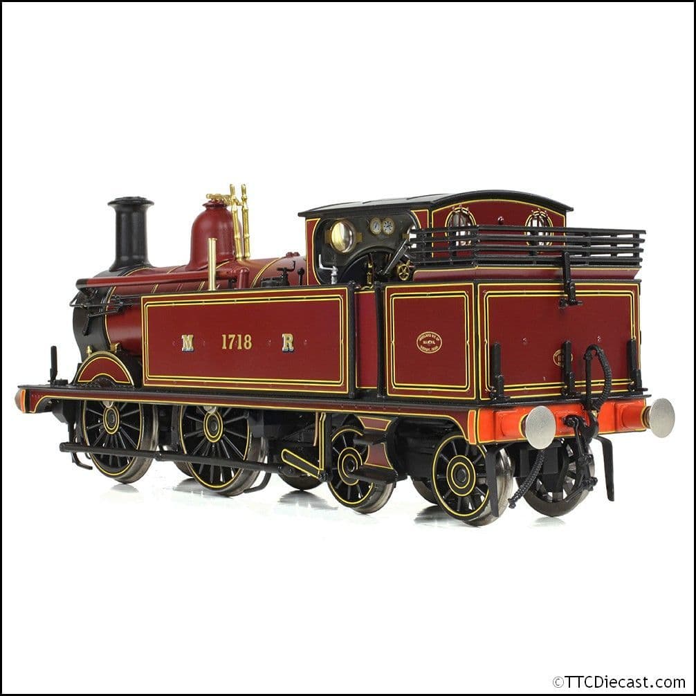 Bachmann 31-740B MR 1532 Tank 1718 Midland Railway Crimson Lake, OO Gauge *LAST FEW*