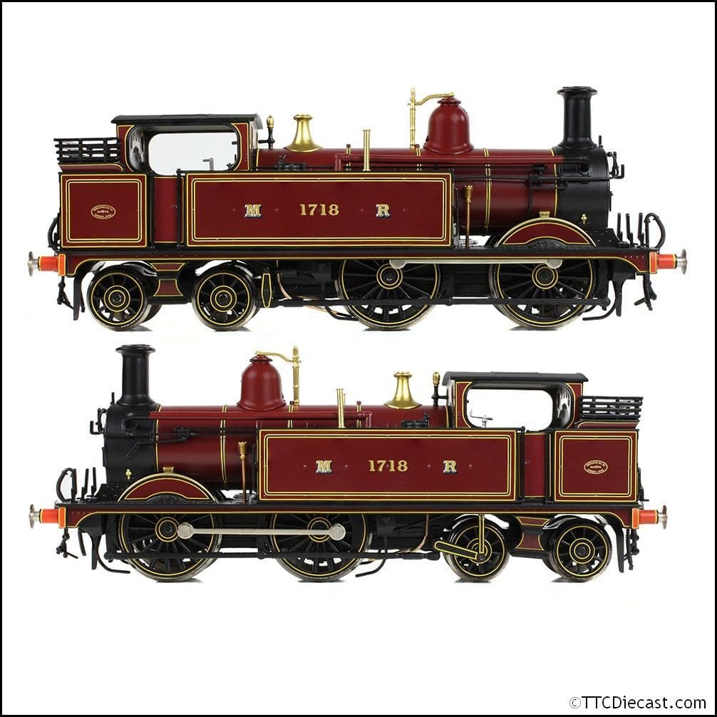 Bachmann 31-740B MR 1532 Tank 1718 Midland Railway Crimson Lake, OO Gauge *LAST FEW*