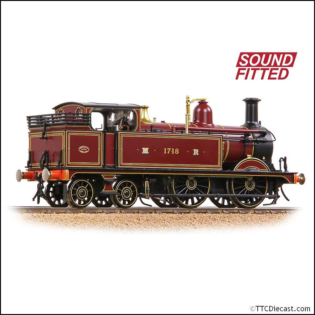 Bachmann 31-740BSF MR 1532 Tank 1718 Midland Railway Crimson Lake, OO Gauge