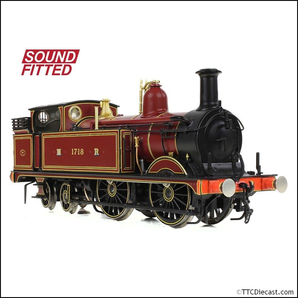 Bachmann 31-740BSF MR 1532 Tank 1718 Midland Railway Crimson Lake, OO Gauge