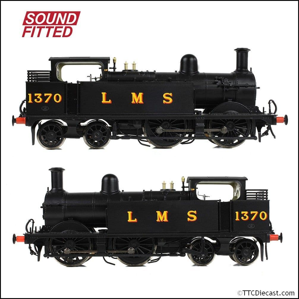Bachmann 31-741ASF MR 1532 (1P) Tank 1370 LMS Black, OO Gauge