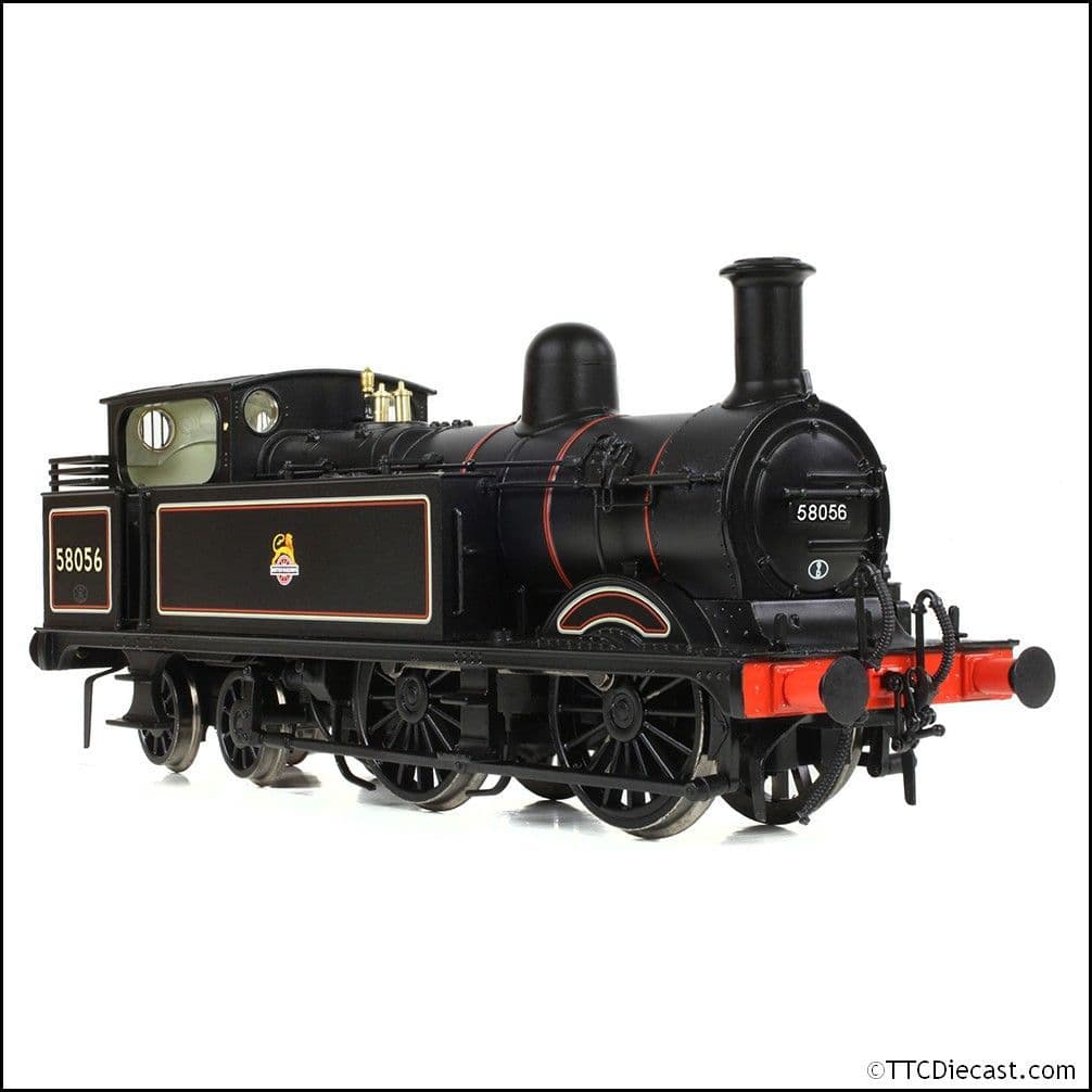 Bachmann 31-742B MR 1532 (1P) Tank 58056 BR Lined Black (Early Emblem), OO Gauge