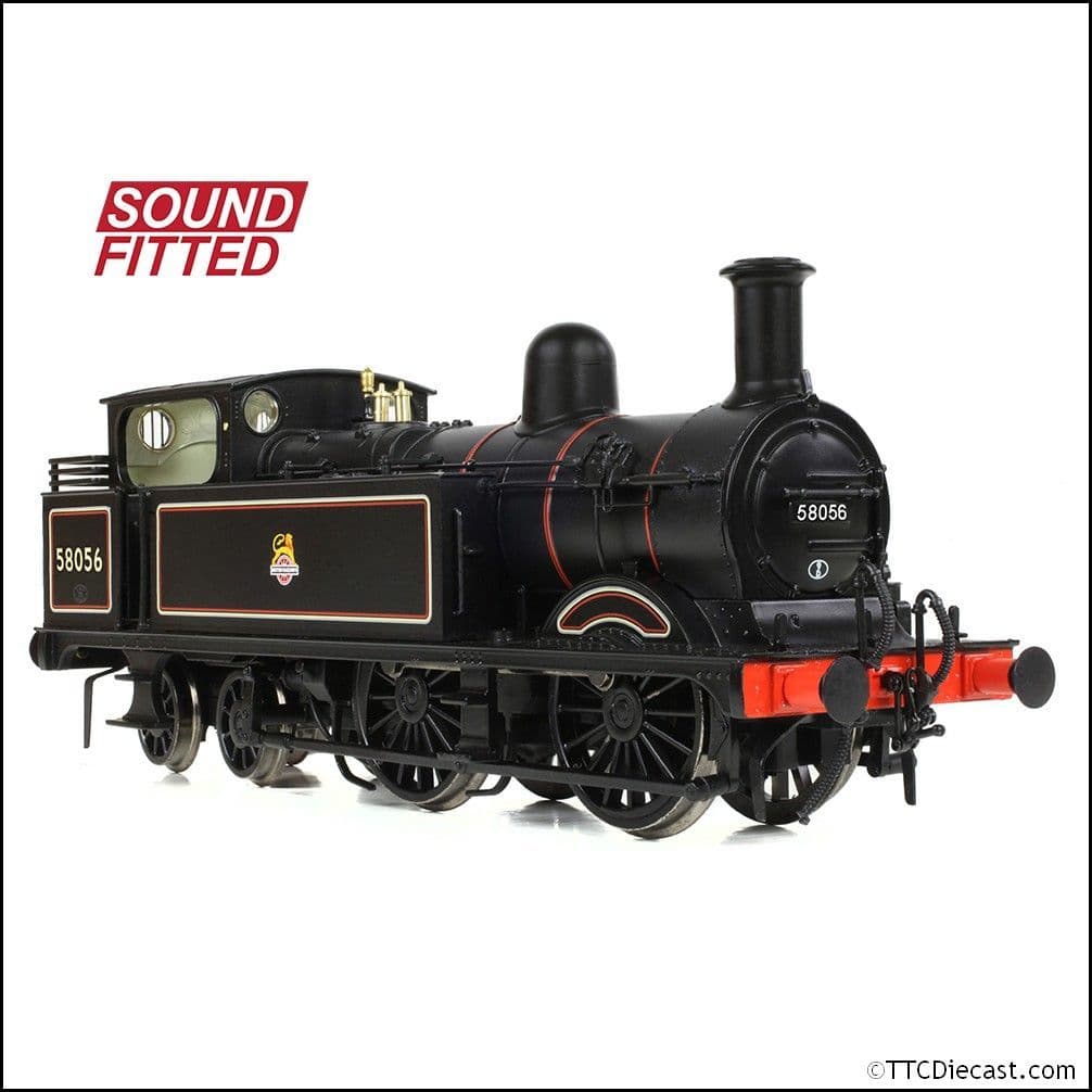 Bachmann 31-742BSF MR 1532 (1P) Tank 58056 BR Lined Black (Early Emblem), OO Gauge