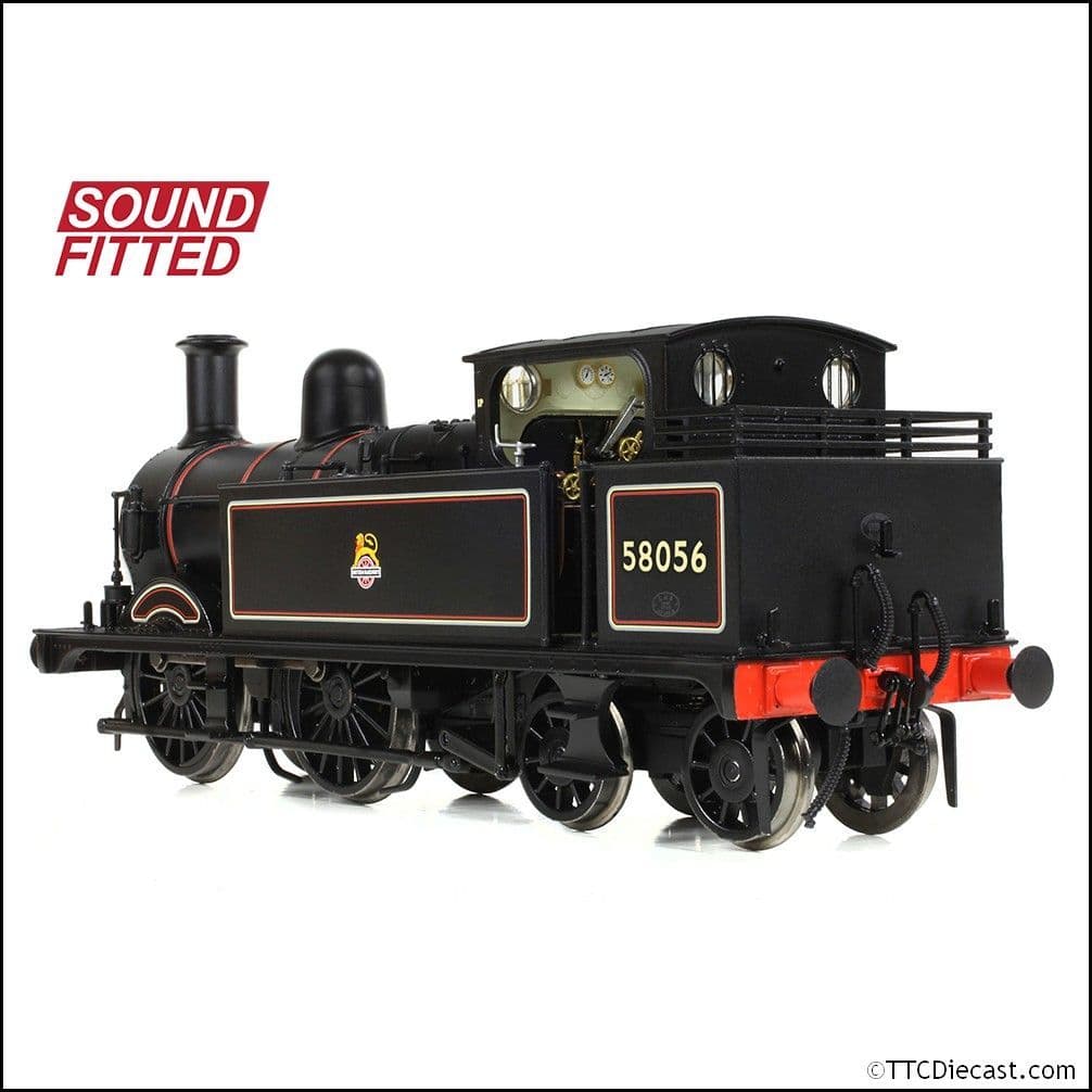 Bachmann 31-742BSF MR 1532 (1P) Tank 58056 BR Lined Black (Early Emblem), OO Gauge