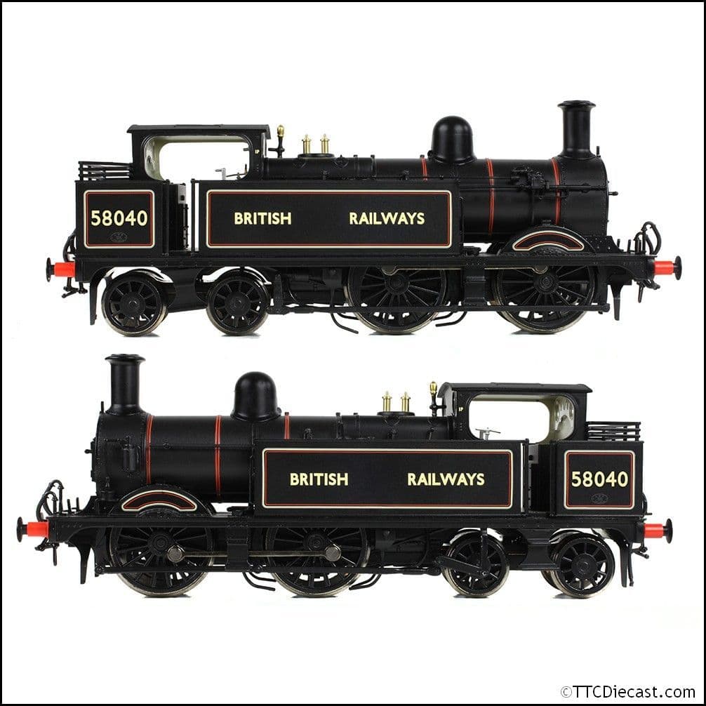 Bachmann 31-743A MR 1532 (1P) Tank 58040 BR Lined Black (British Railways), OO Gauge