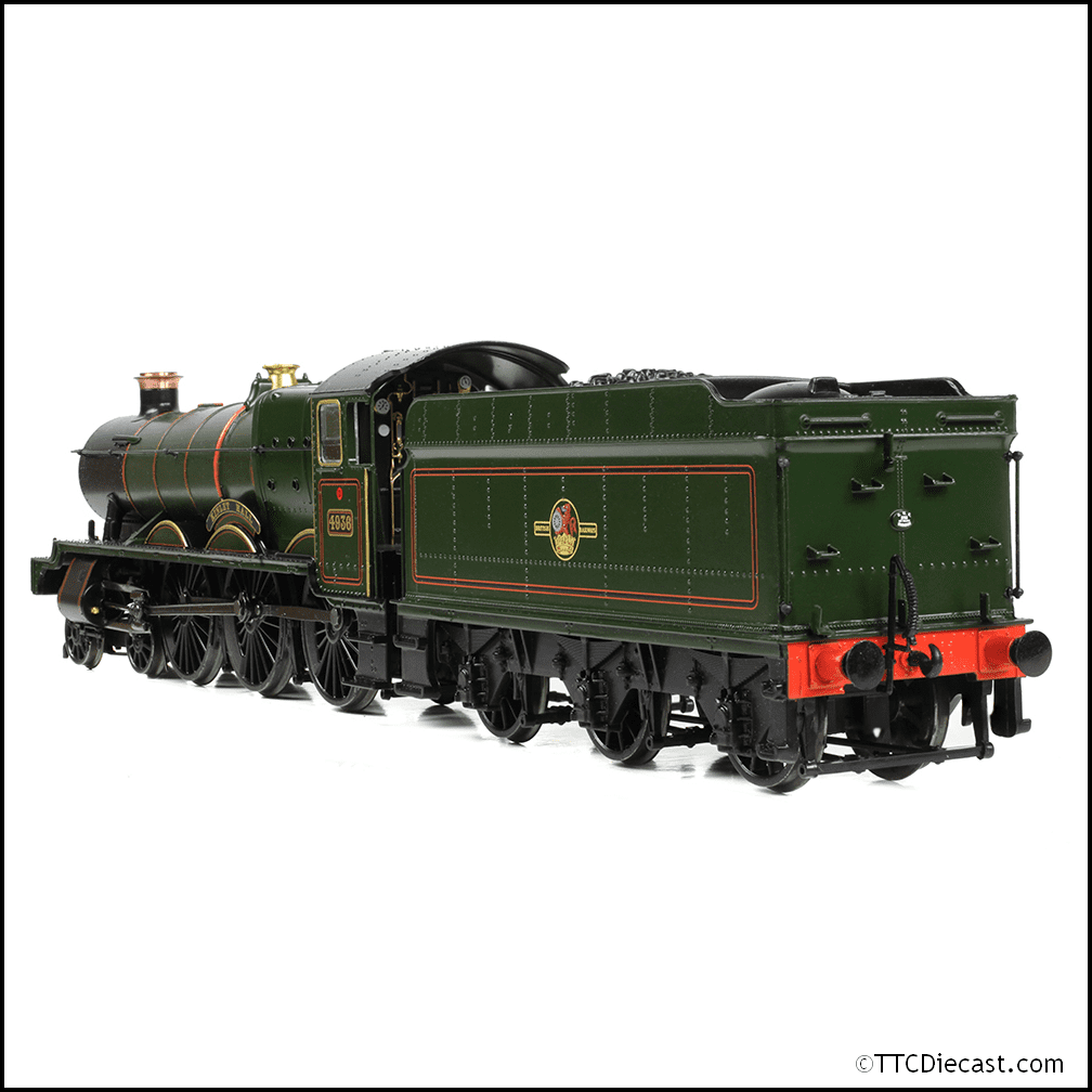 Bachmann 32-008 GWR 49XX 'Hall' 4936 'Kinlet Hall' BR Lined Green (L/C), OO Gauge