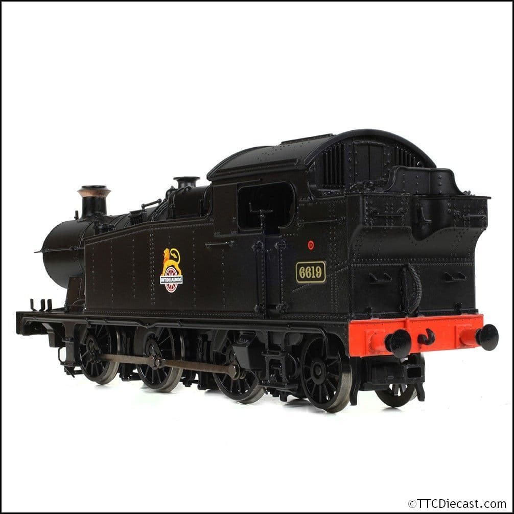 Bachmann 32-085A GWR 56XX Tank 6619 BR Black (Early Emblem), OO Gauge