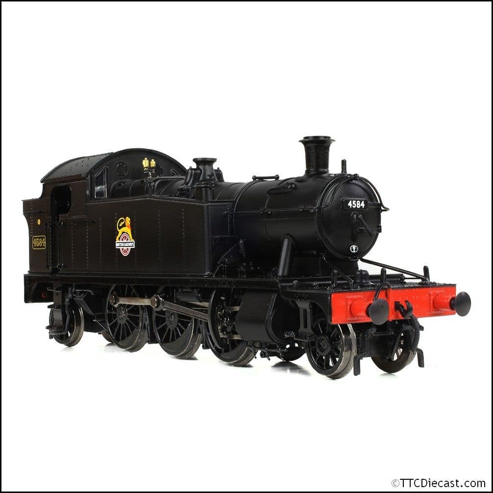Bachmann 32-137B GWR 4575 Prairie Tank 4584 BR Black (Early Emblem), OO Gauge
