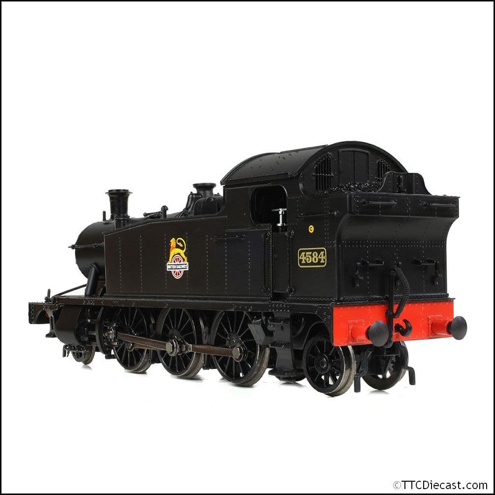 Bachmann 32-137B GWR 4575 Prairie Tank 4584 BR Black (Early Emblem), OO Gauge