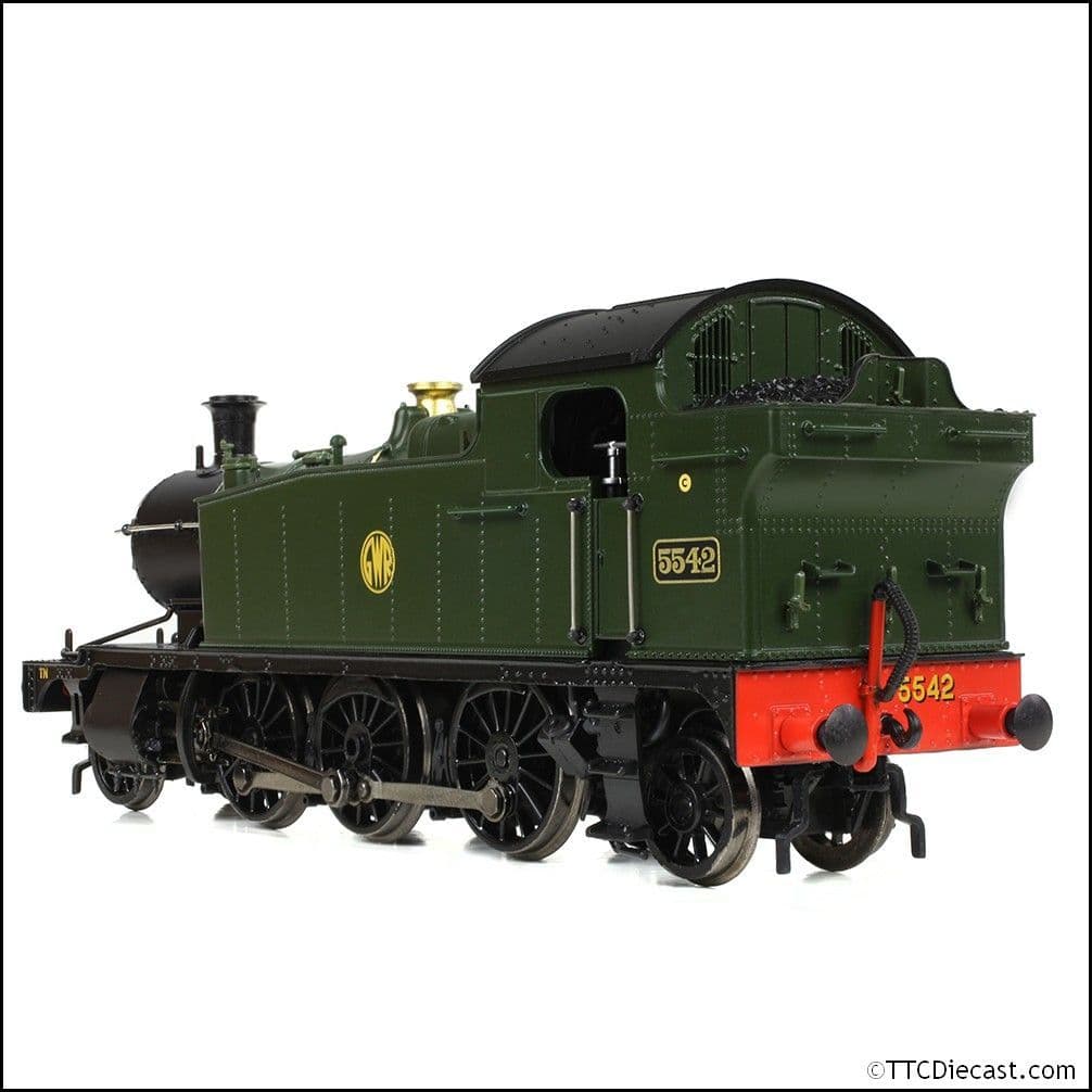 Bachmann 32-141 GWR 4575 Prairie Tank 5542 GWR Green (Shirtbutton), OO Gauge