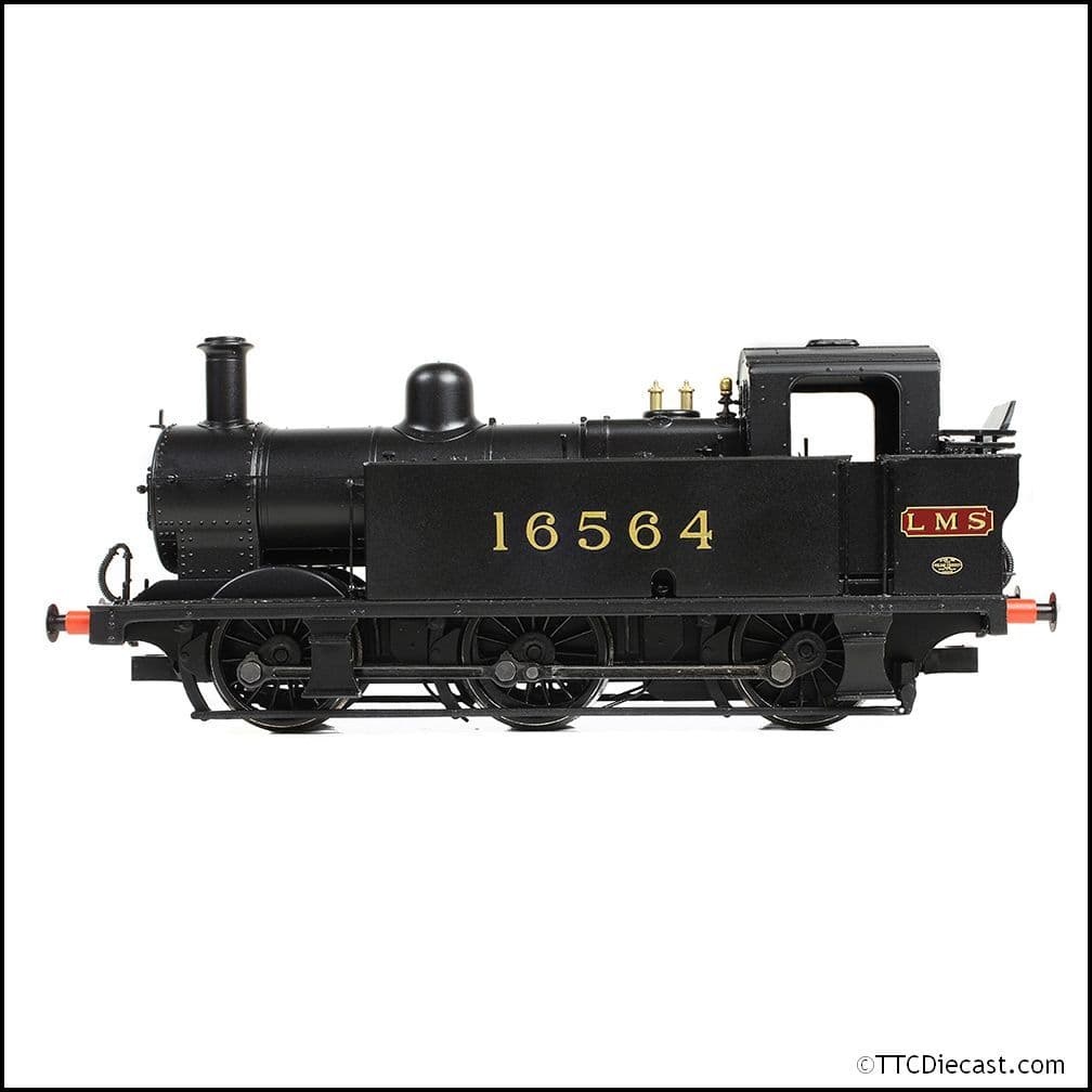 Bachmann 32-227C LMS Fowler 3F (Jinty) 16564 LMS Black, OO Gauge
