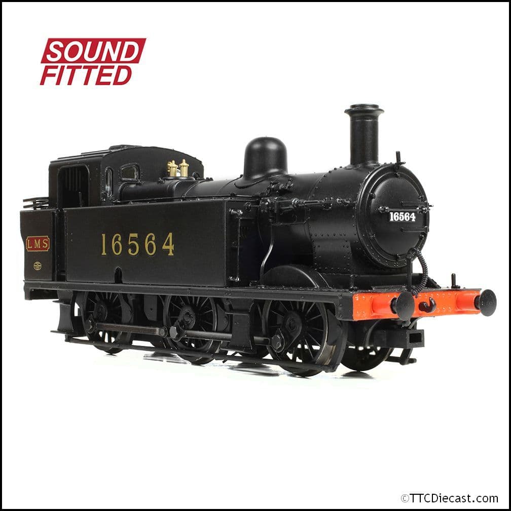 Bachmann 32-227CSF LMS Fowler 3F (Jinty) 16564 LMS Black, OO Gauge