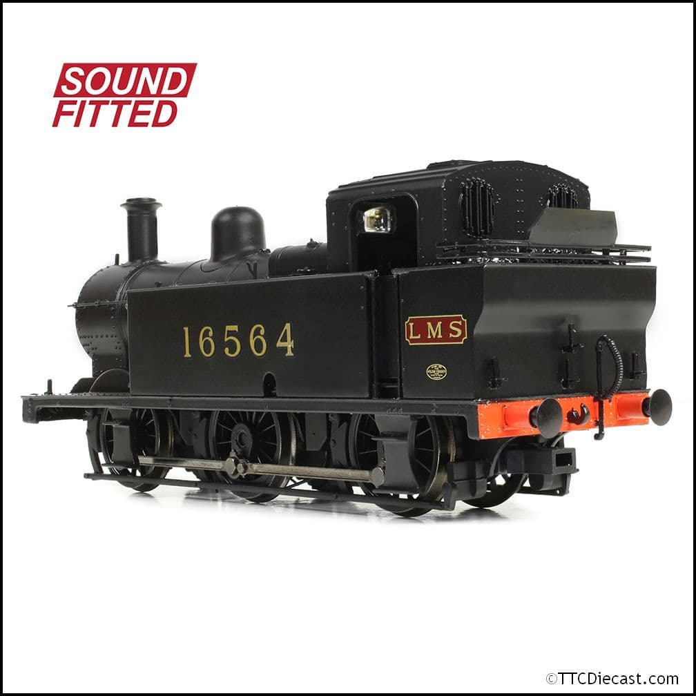 Bachmann 32-227CSF LMS Fowler 3F (Jinty) 16564 LMS Black, OO Gauge