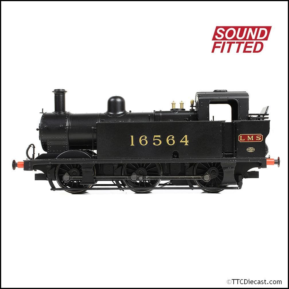 Bachmann 32-227CSF LMS Fowler 3F (Jinty) 16564 LMS Black, OO Gauge
