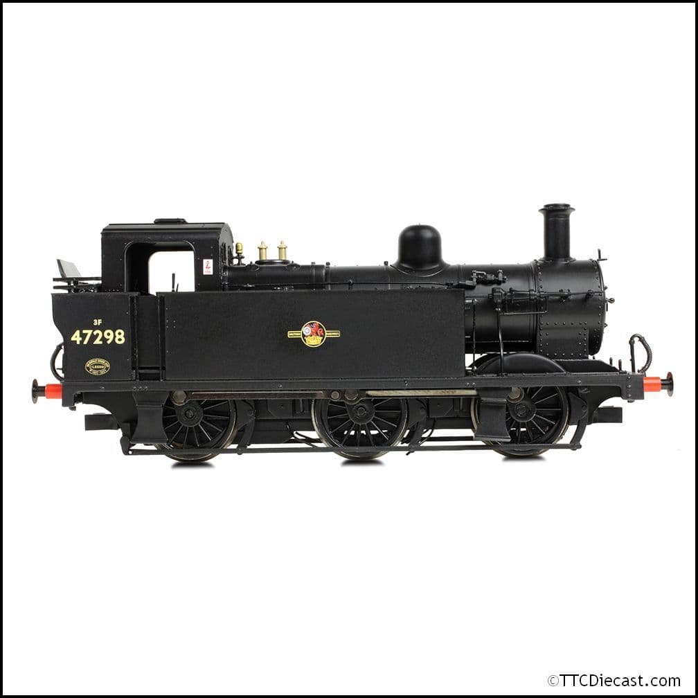 Bachmann 32-232A LMS Fowler 3F (Jinty) 47298 BR Black (Late Crest), OO Gauge