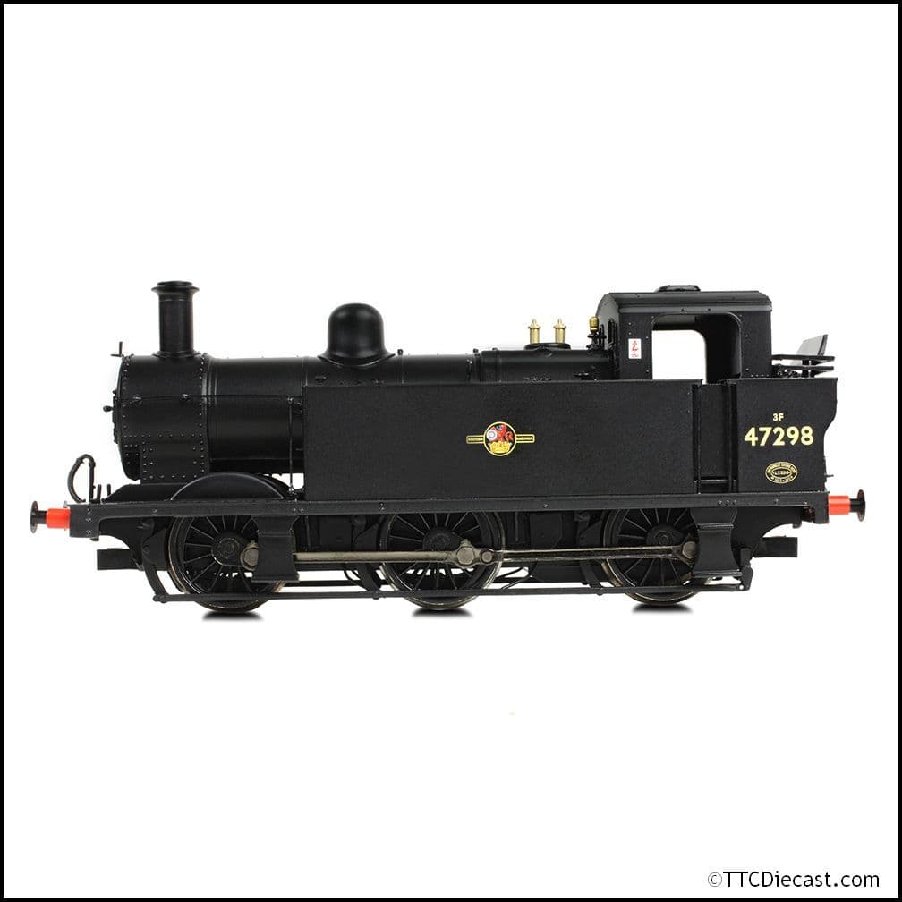 Bachmann 32-232A LMS Fowler 3F (Jinty) 47298 BR Black (Late Crest), OO Gauge