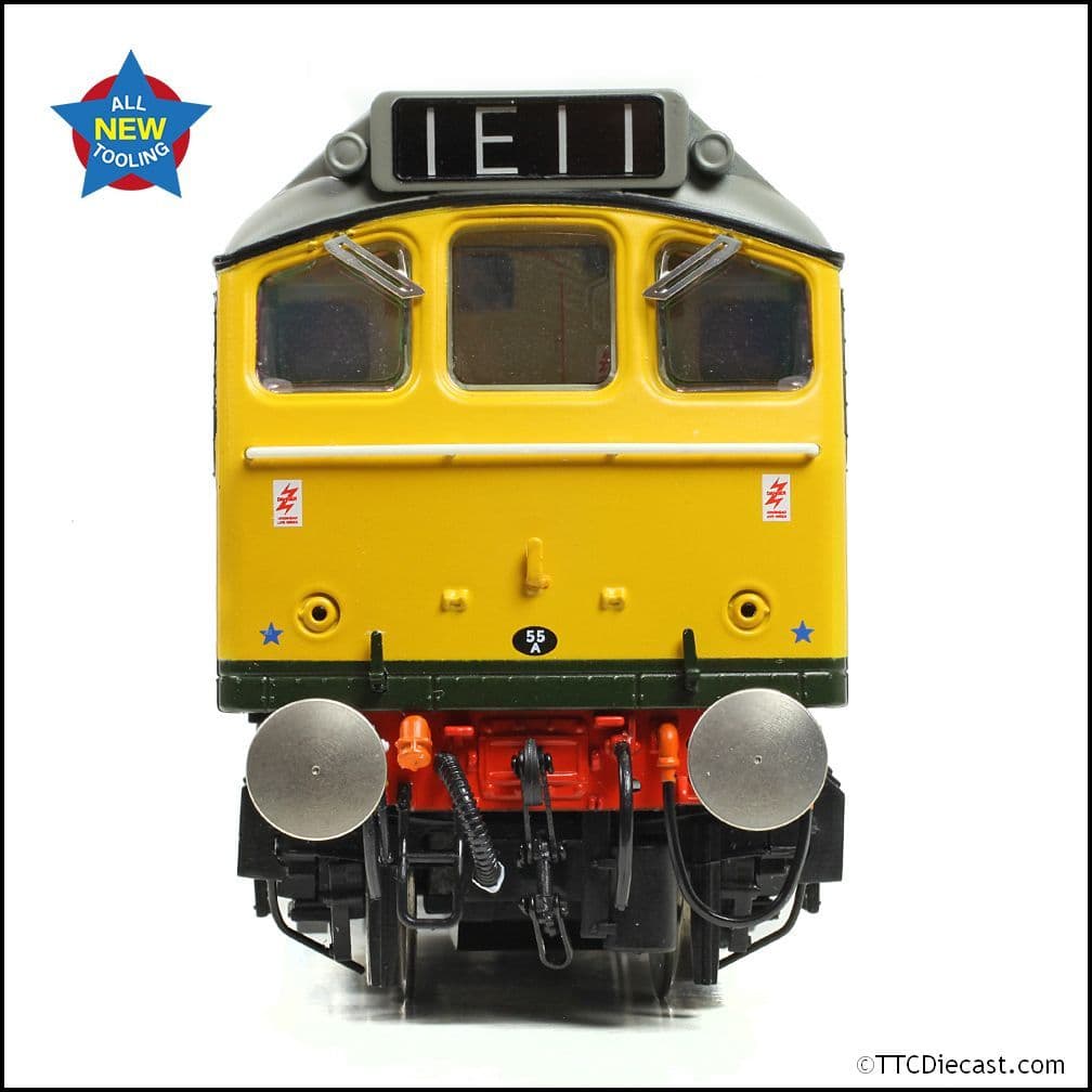 Bachmann 32-334 Class 25/3 D7672 'Tamworth Castle' BR Two-Tone Green, OO Gauge