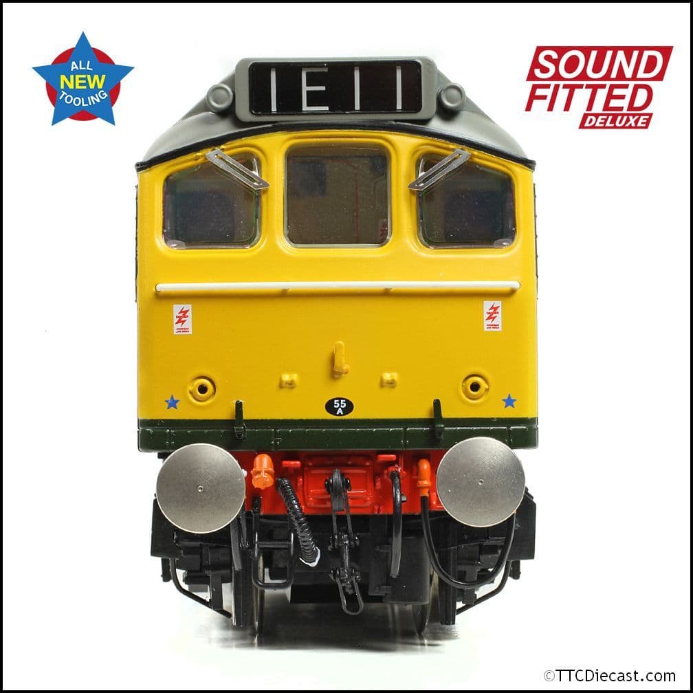 Bachmann 32-334SFX Class 25/3 D7672 'Tamworth Castle' BR Two-Tone Green, OO Gauge
