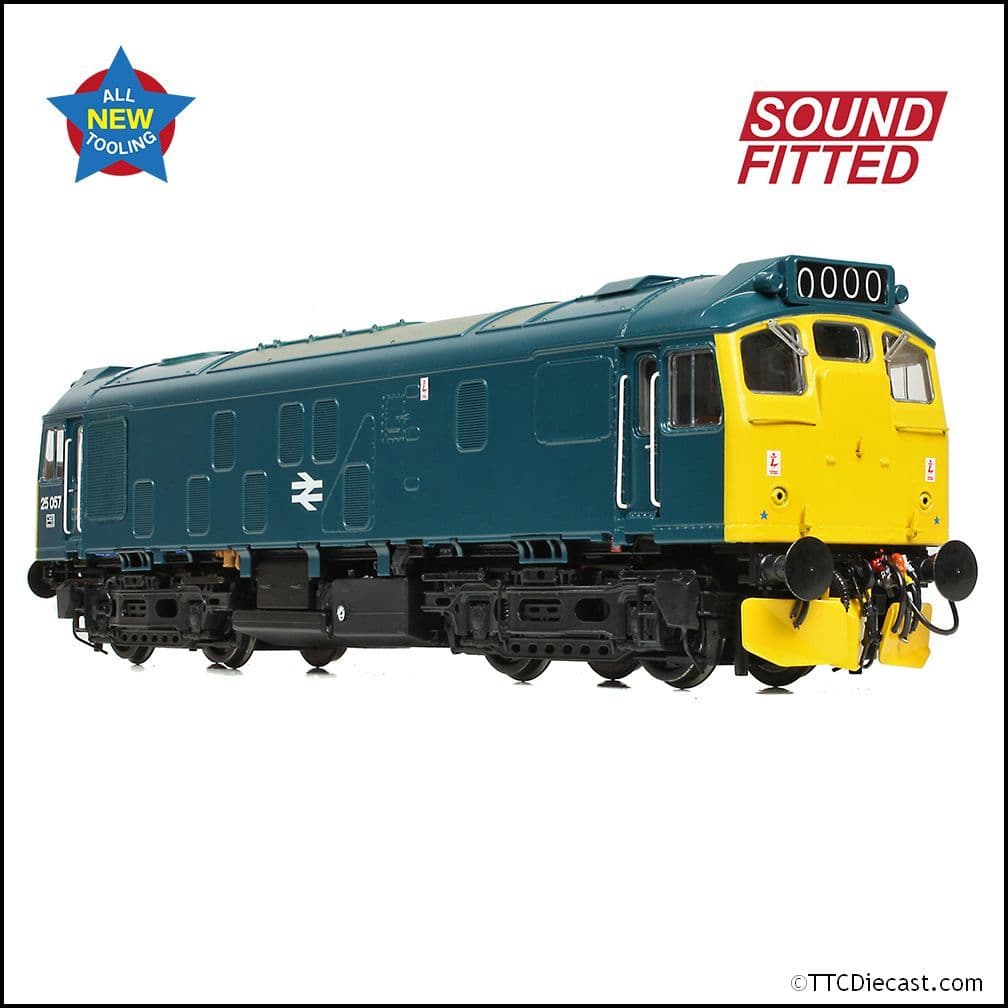 Bachmann 32-340ASF Class 25/1 25057 BR Blue, OO Gauge