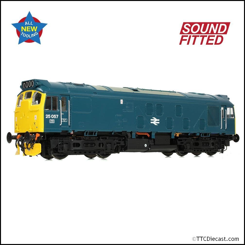 Bachmann 32-340ASF Class 25/1 25057 BR Blue, OO Gauge