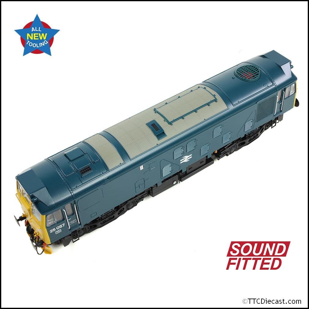 Bachmann 32-340ASF Class 25/1 25057 BR Blue, OO Gauge