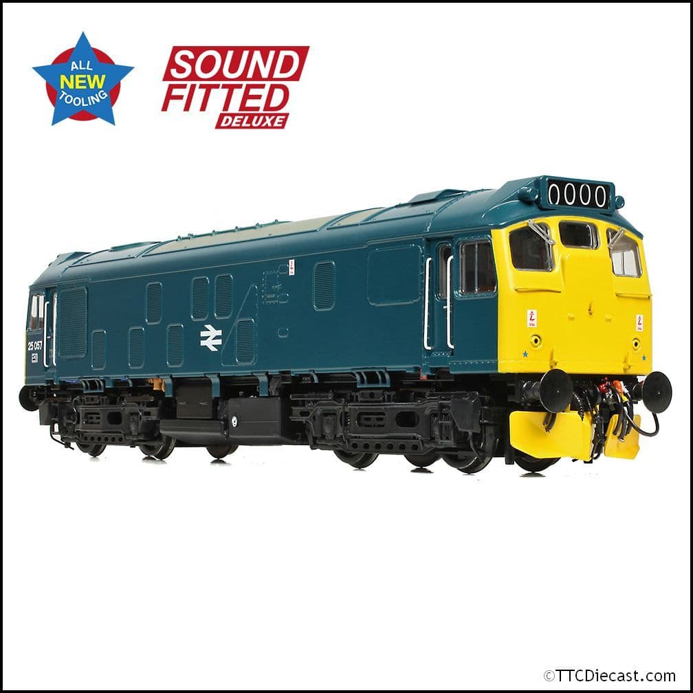 Bachmann 32-340ASFX Class 25/1 25057 BR Blue, OO Gauge
