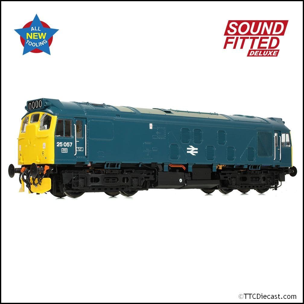 Bachmann 32-340ASFX Class 25/1 25057 BR Blue, OO Gauge