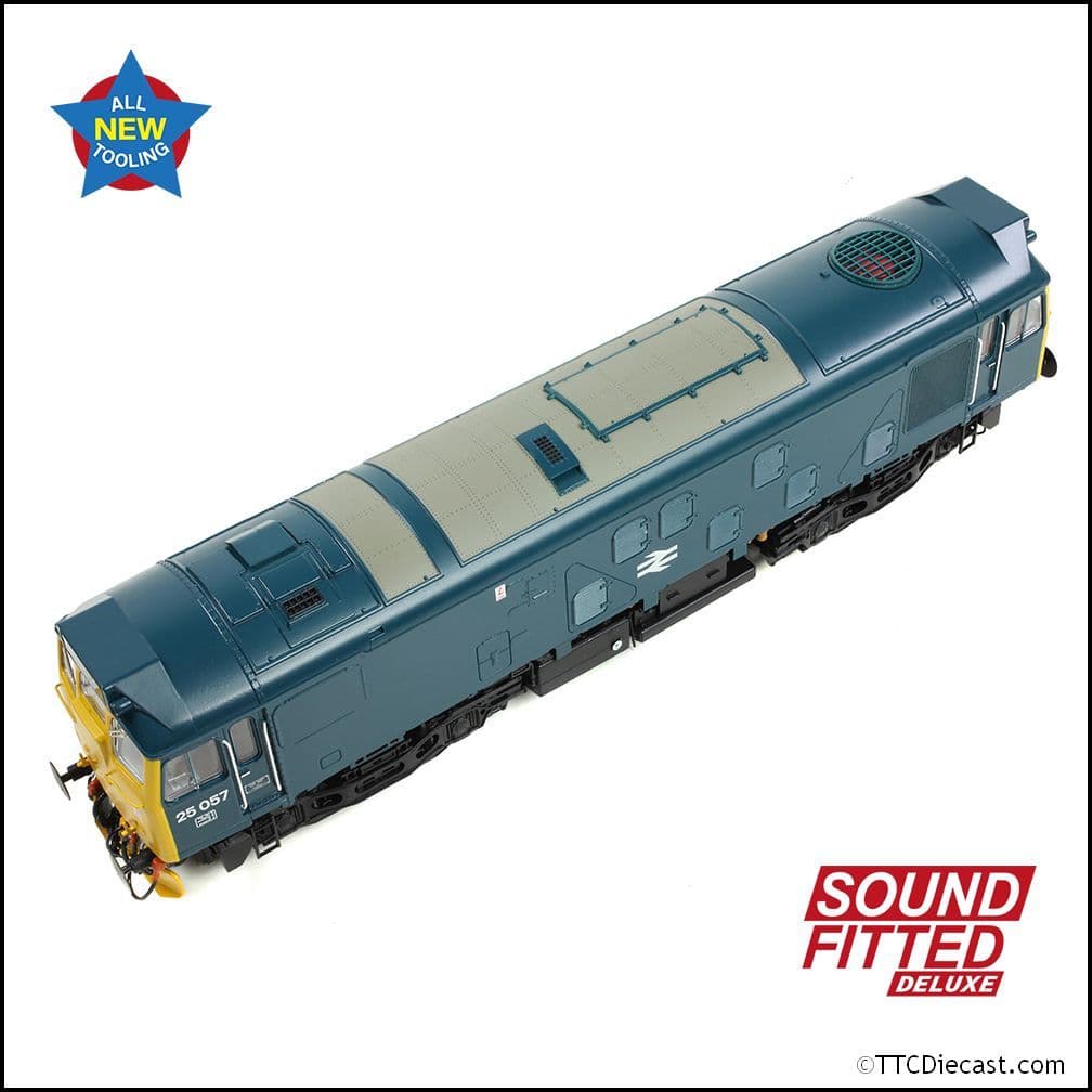 Bachmann 32-340ASFX Class 25/1 25057 BR Blue, OO Gauge